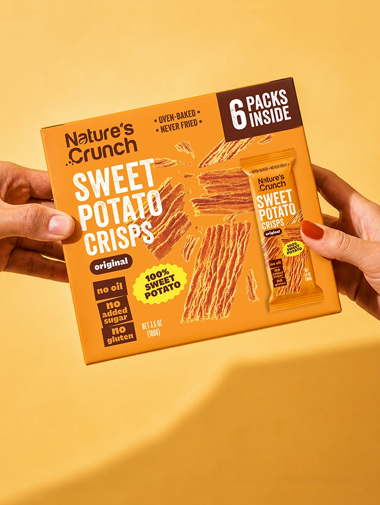 box sweet potato packaging design