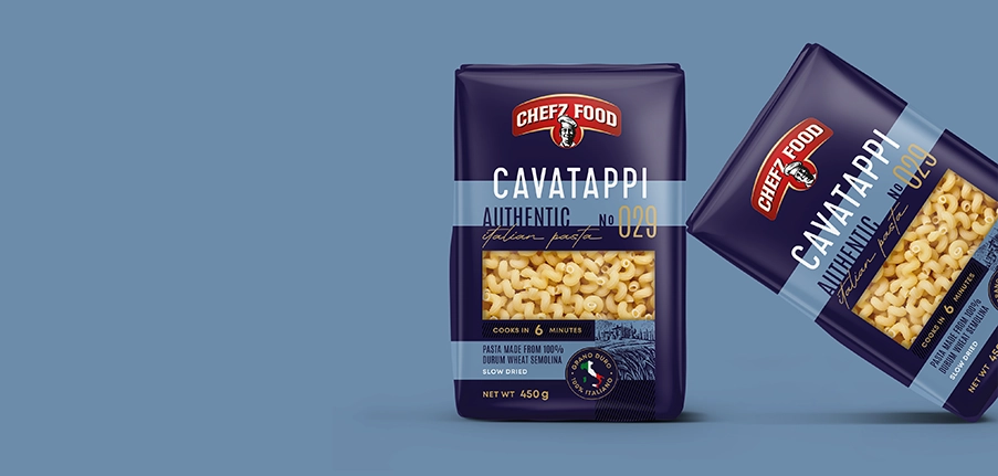 Food Company. Brand Identity & Packaging Design