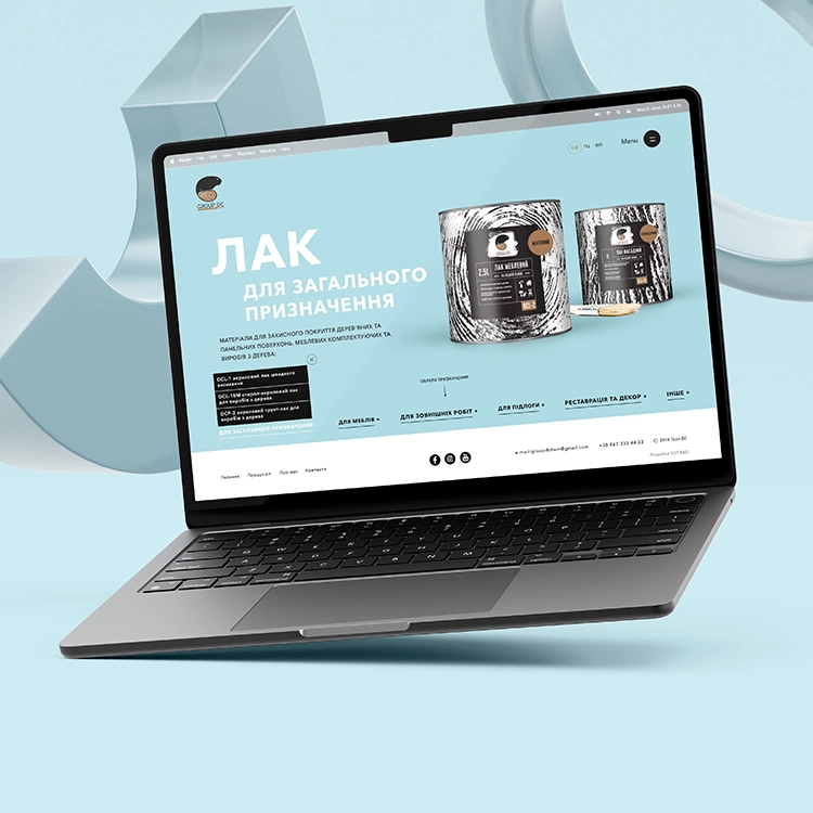 GROUP DC corporate site and product catalog