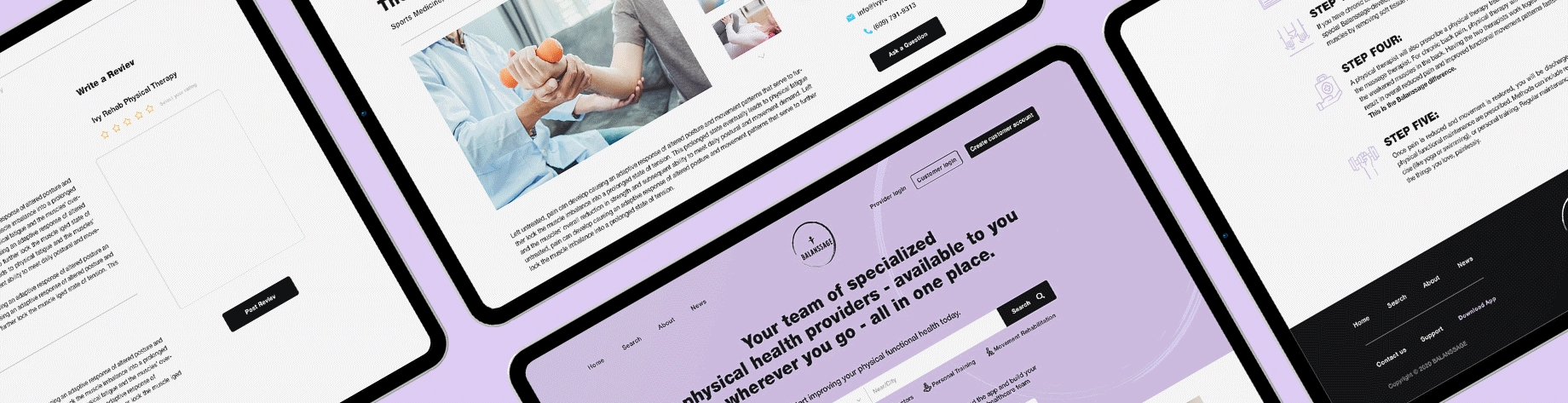 Web development work by SOTDESIGN