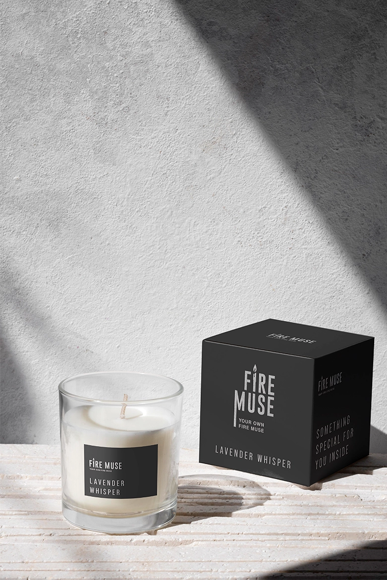 logo and label design for candles