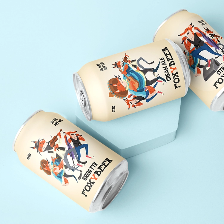 Foxybeer Seasonal Ale. Packaging Design