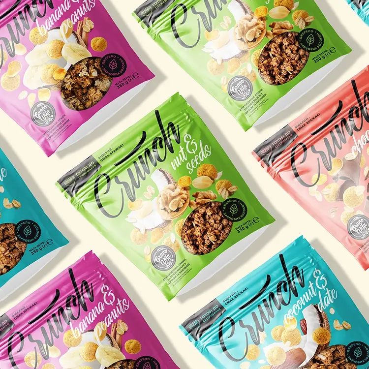 Crunch Granola. Packaging Design